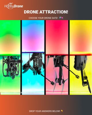 Comment the color that catches your eye 💥 Who would you take on a flying date? ✈️💘 #FPV #FPVdrone #dronebuild...