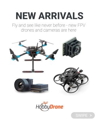 New arrivals - the latest FPV gear for sharper flights, stronger control and pro-level builds.