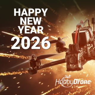 Happy New Year to all drone and FPV pilots! 🚀 Thank you for being part of the HobbyDrone community. We wish you smooth...